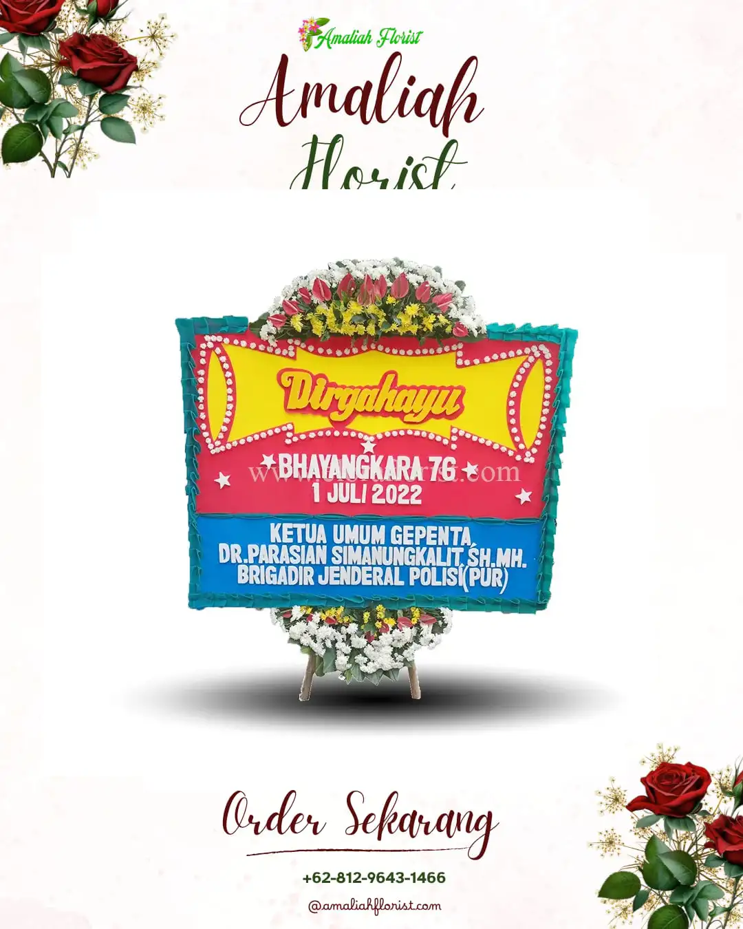 Papan Bunga HUT Ulang Tahun Bintan